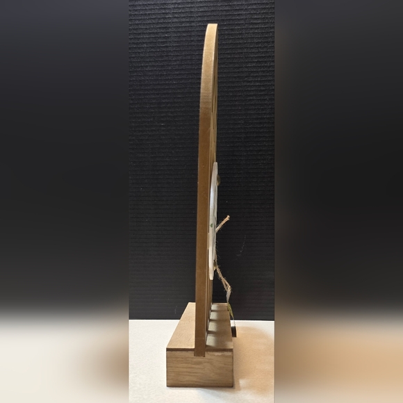 Rustic Tabletop Arch "Love" Home Decor Natural Wood Finish Office Decoration NWT - Picture 5 of 7